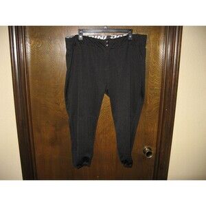 Womens DeMarini Black Softball Baseball Pants Short Leg Style Size 2XL